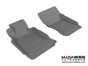 Infiniti M37 Floor Mats (Set of 2) - Front - Gray by 3D MAXpider